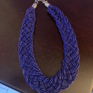 Necklace/Chunky/Electric Blue/Purple